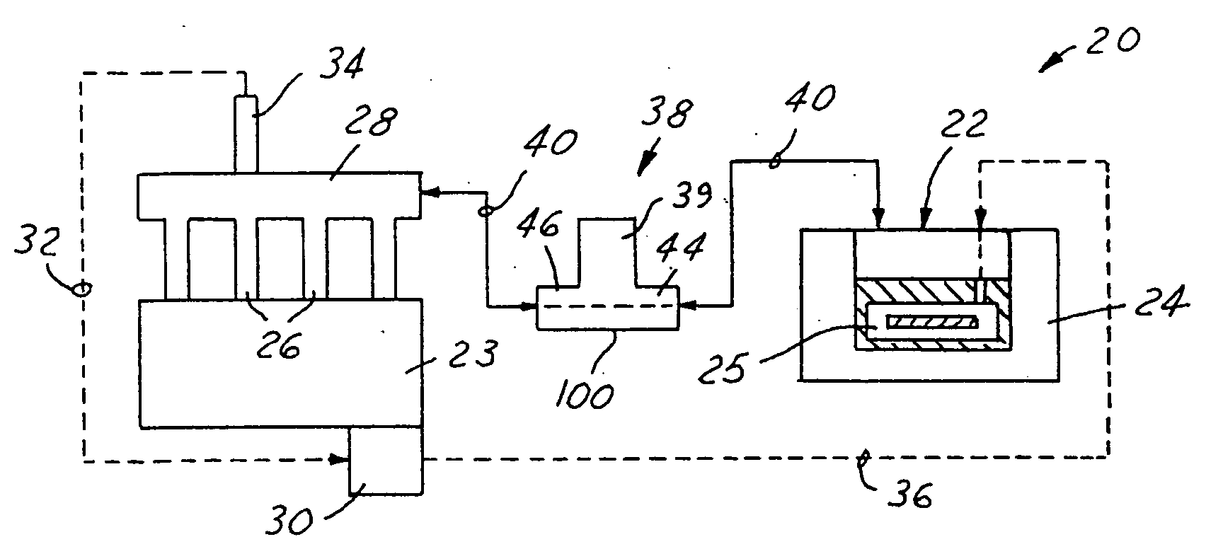 No-return loop fuel system