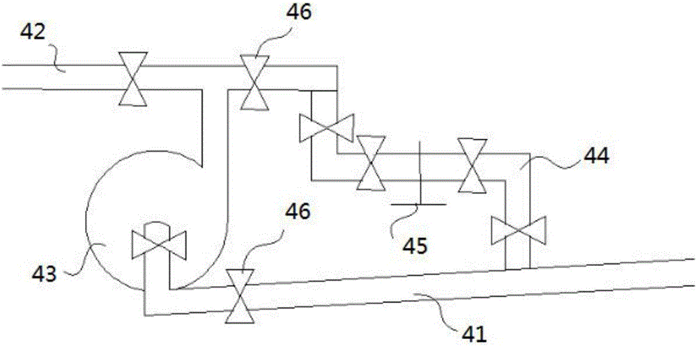 Yuba production apparatus based on slurry returning system hydraulic pressure