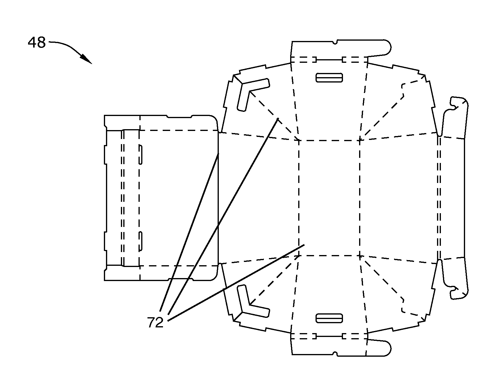 Paper-based thermal insulated container and method of manufacturing the same