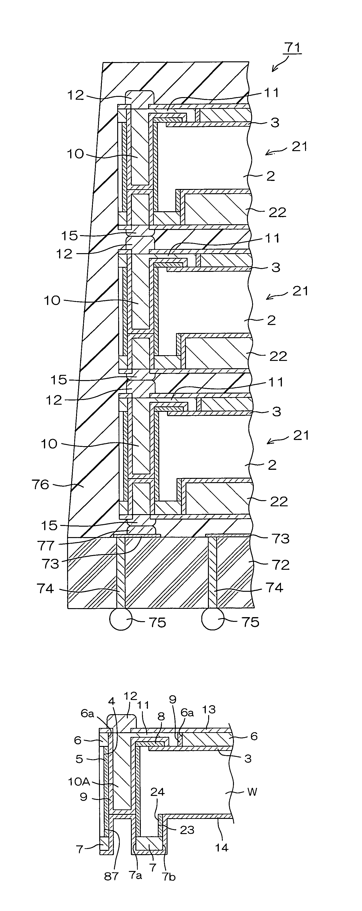 Semiconductor chip production method, semiconductor device production method, semiconductor chip, and semiconductor device