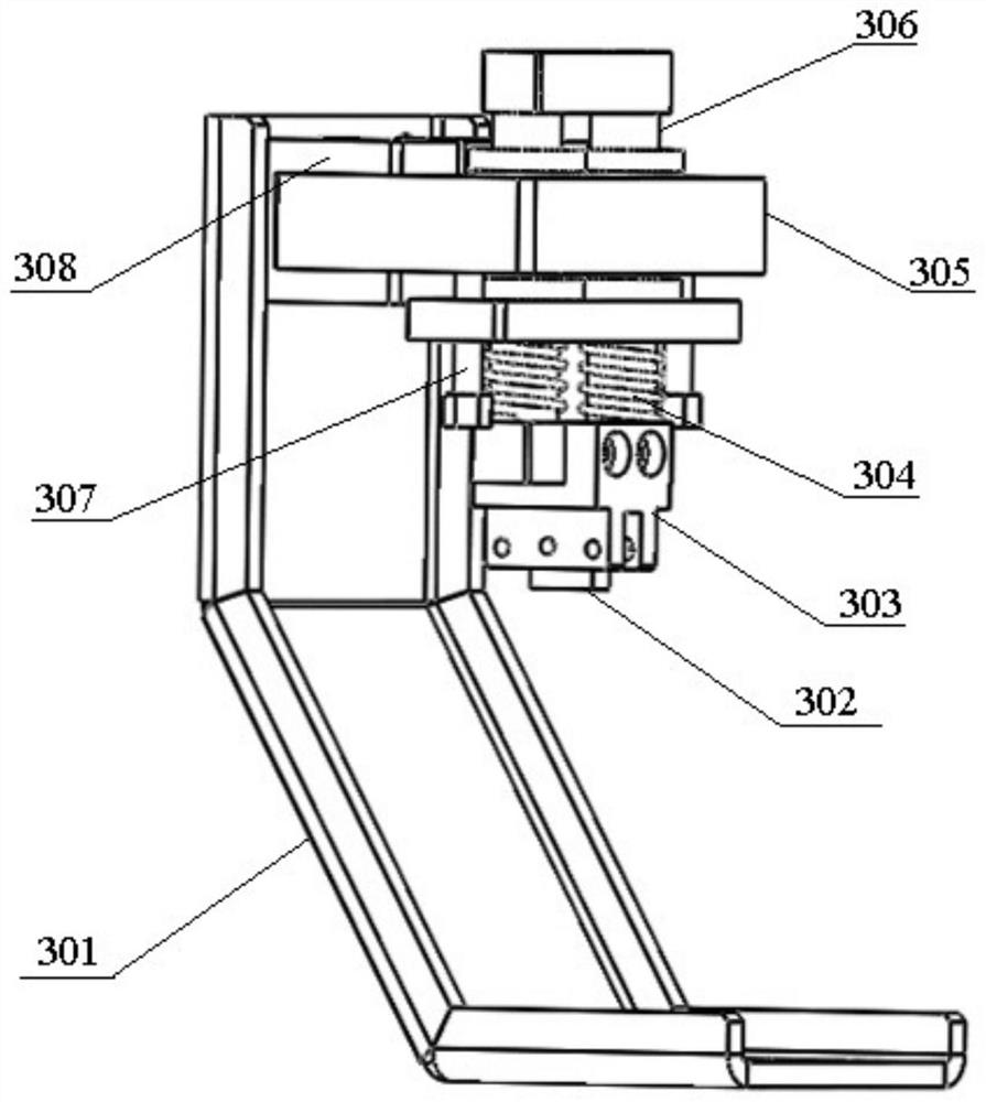 An experimental test device based on rail transit pantograph-caten current receiving system