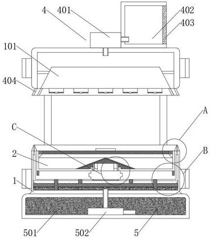 Semiconductor sheet surface defect and thickness detection device and method