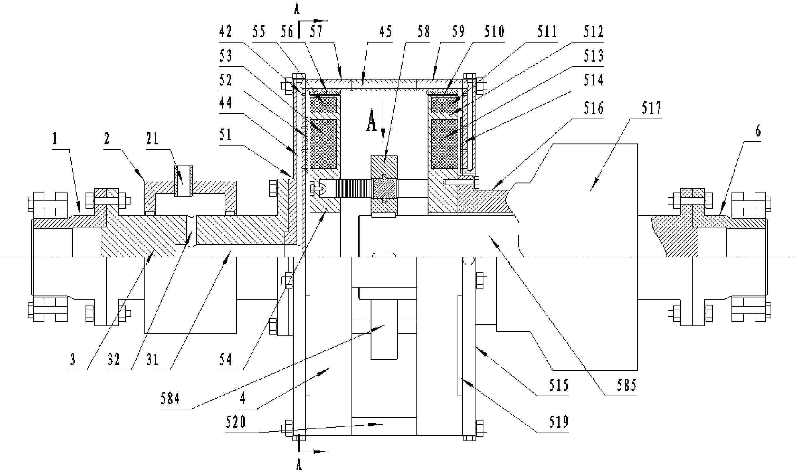 Water-cooling conductor rotor, permanent magnet eddy-current speed controller and permanent magnet eddy-current coupler