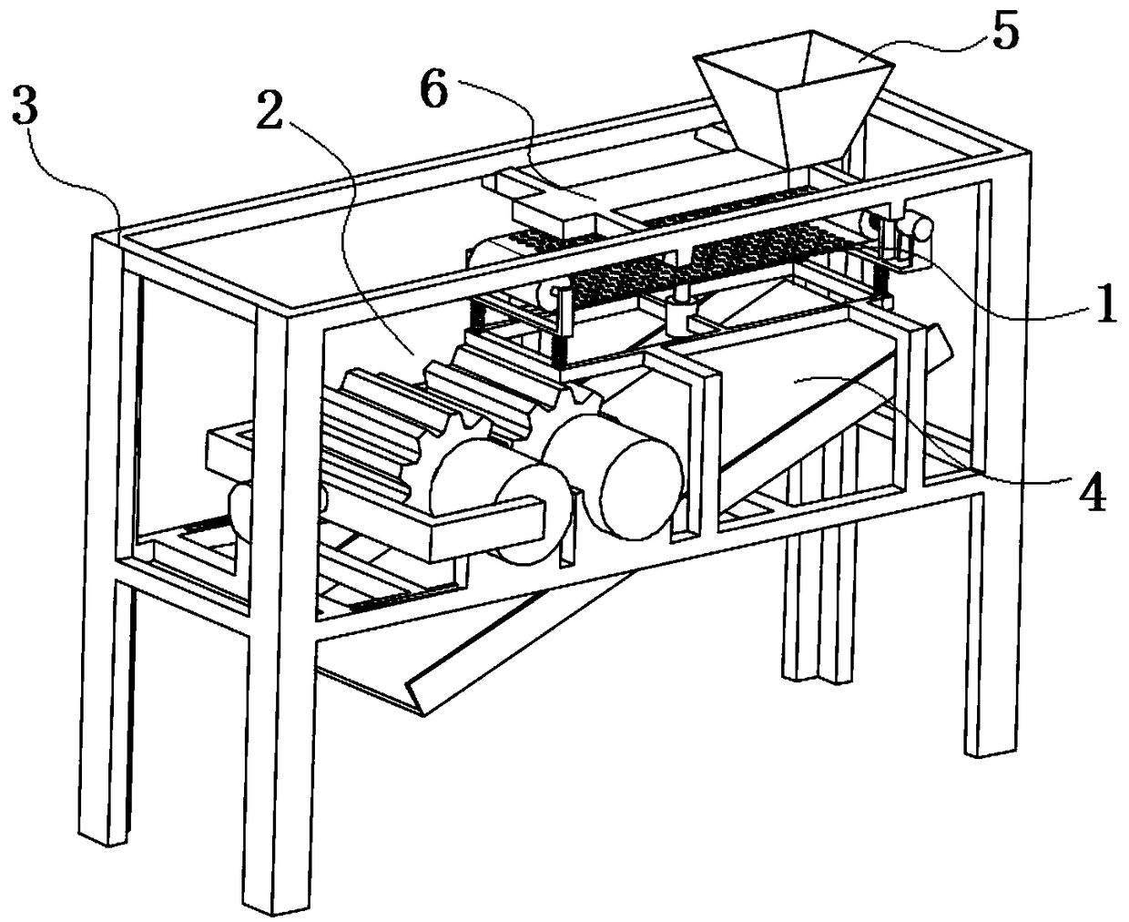 Civil engineering waste treatment device