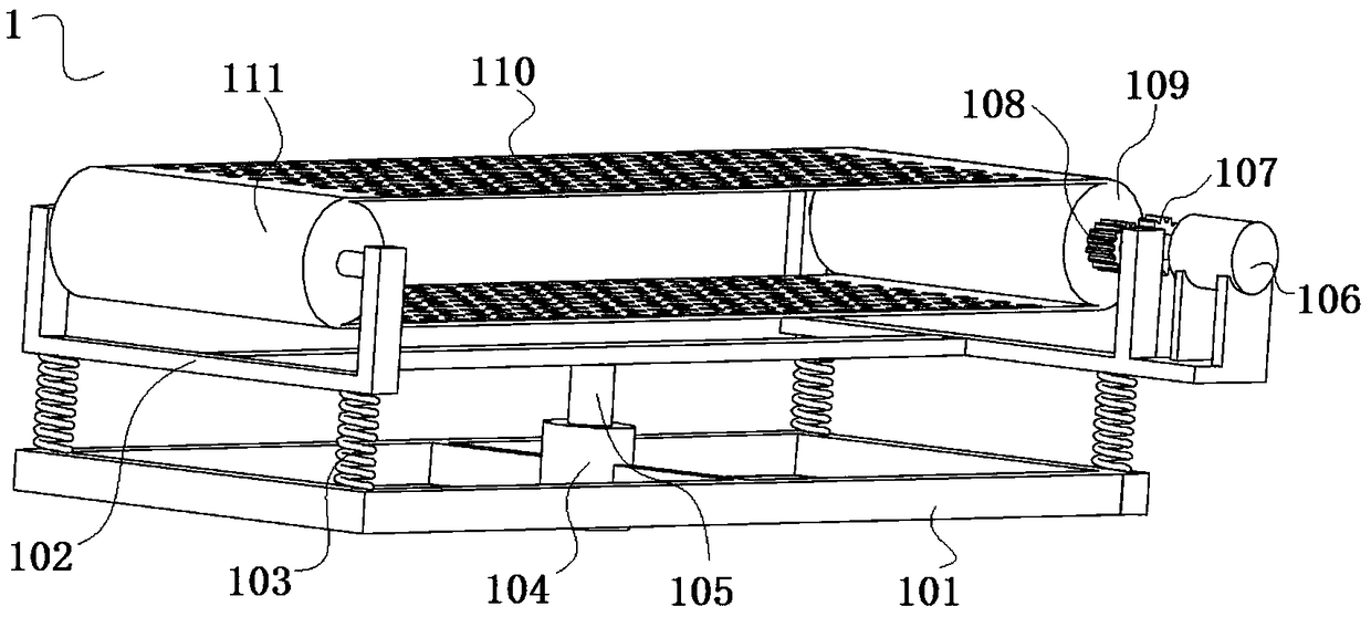 Civil engineering waste treatment device