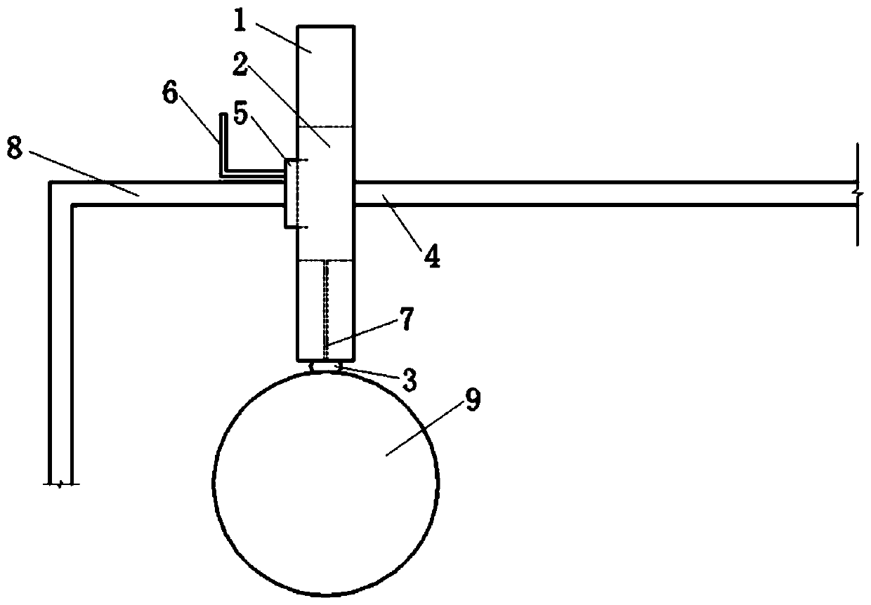 Cable datum plane line drawing device