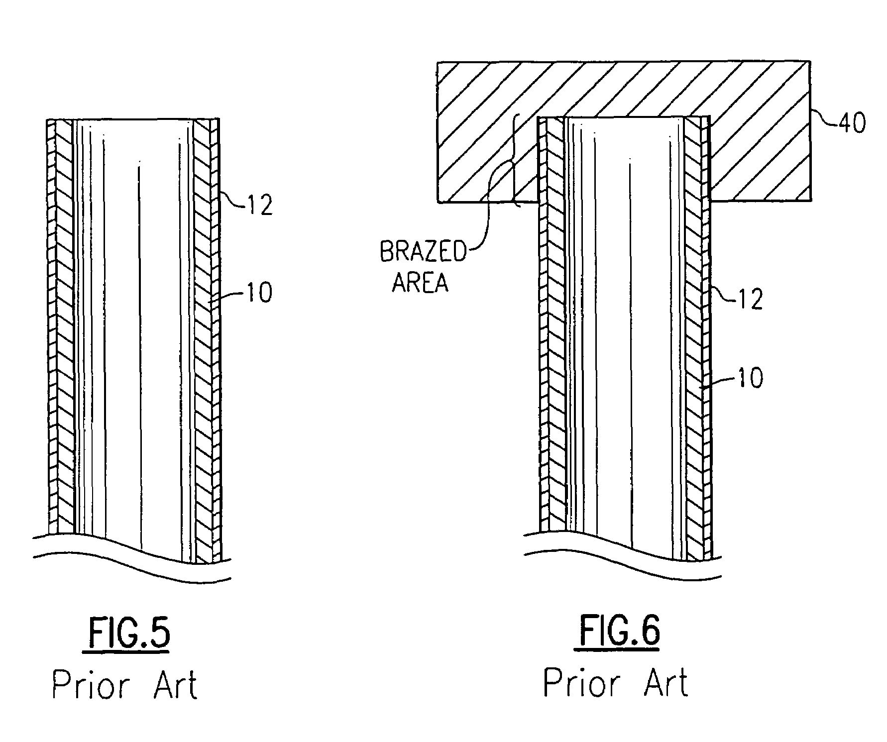 Two tier brazing for joining copper tubes to manifolds