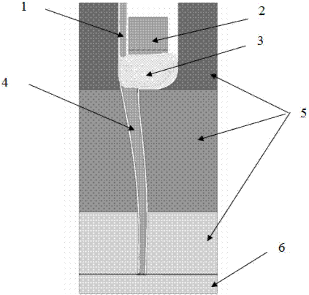 Turbine runner three-dimensional curved surface blade electroslag smelting casting direct forming method