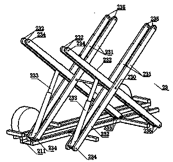 Machine and frame combination parking method and equipment system for implementing same