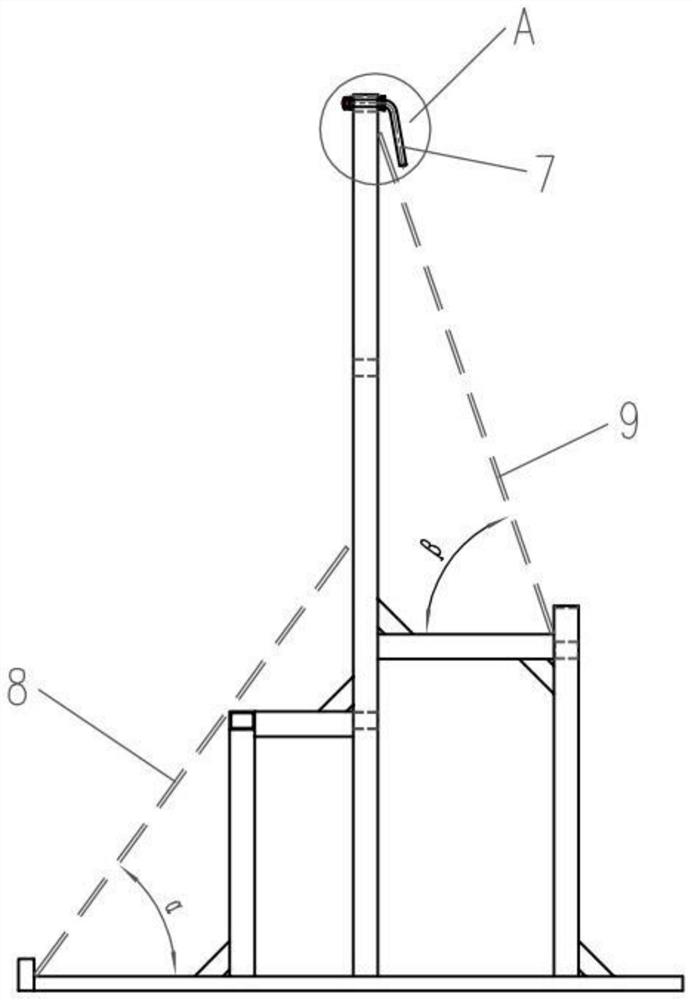 Shot blasting support for whole steel plate