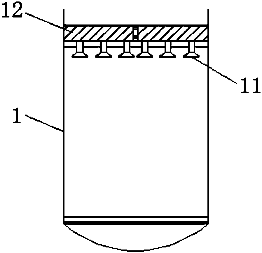 Large-size efficient liquid fermentation tank