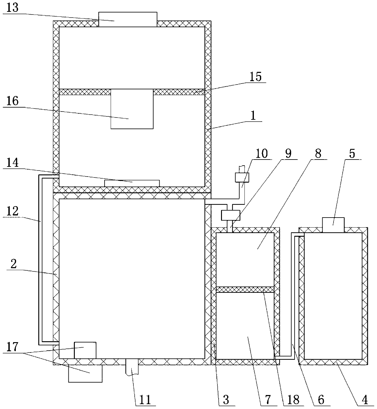 Hydrogen-rich water preparation device