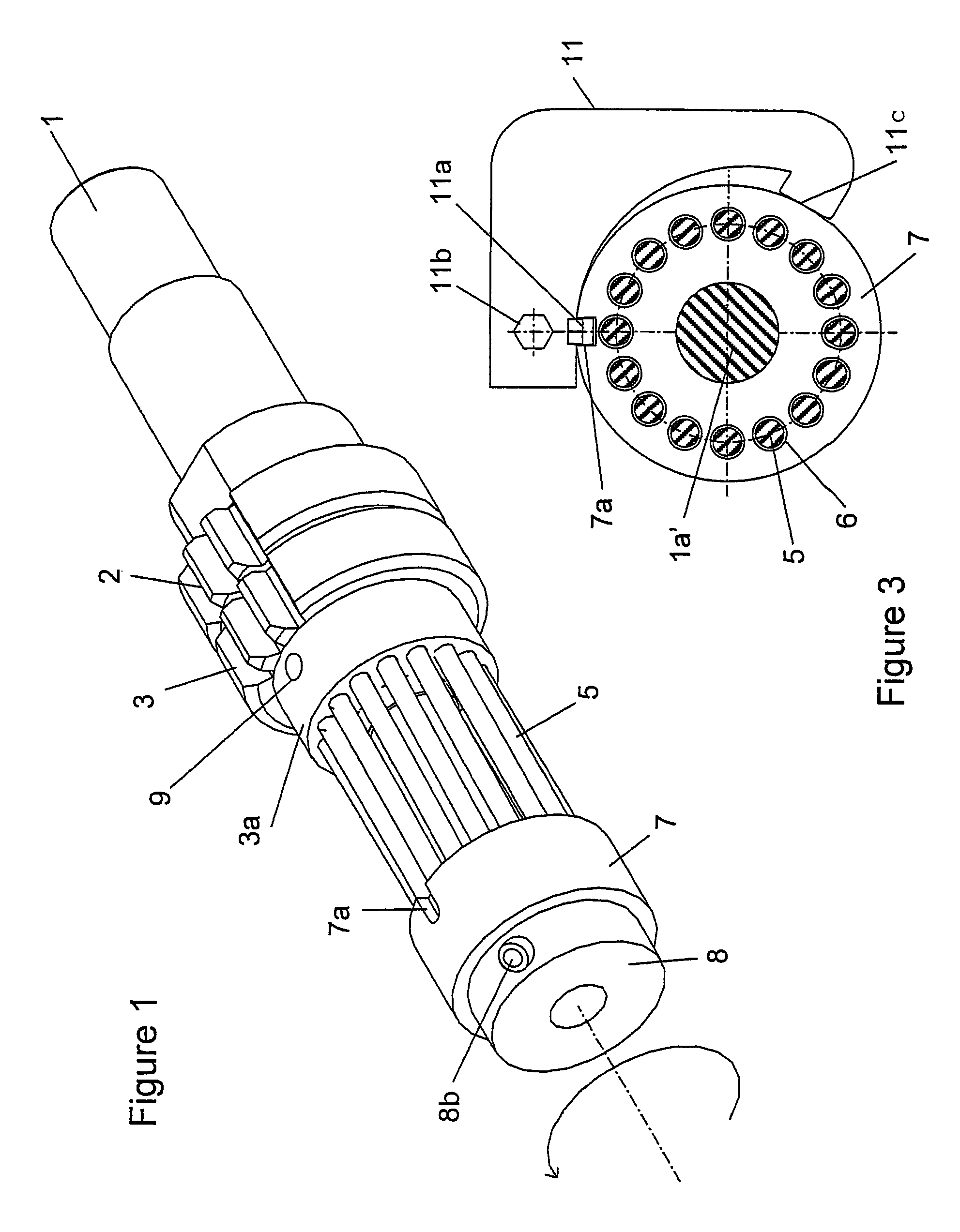 Anti-backlash device in a gear