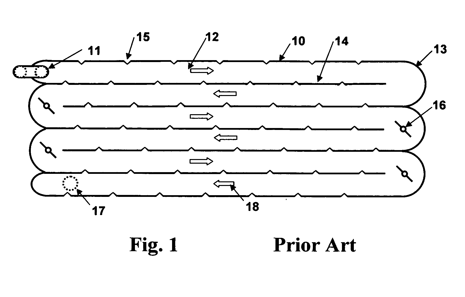 Horizontal-flow hydration apparatus