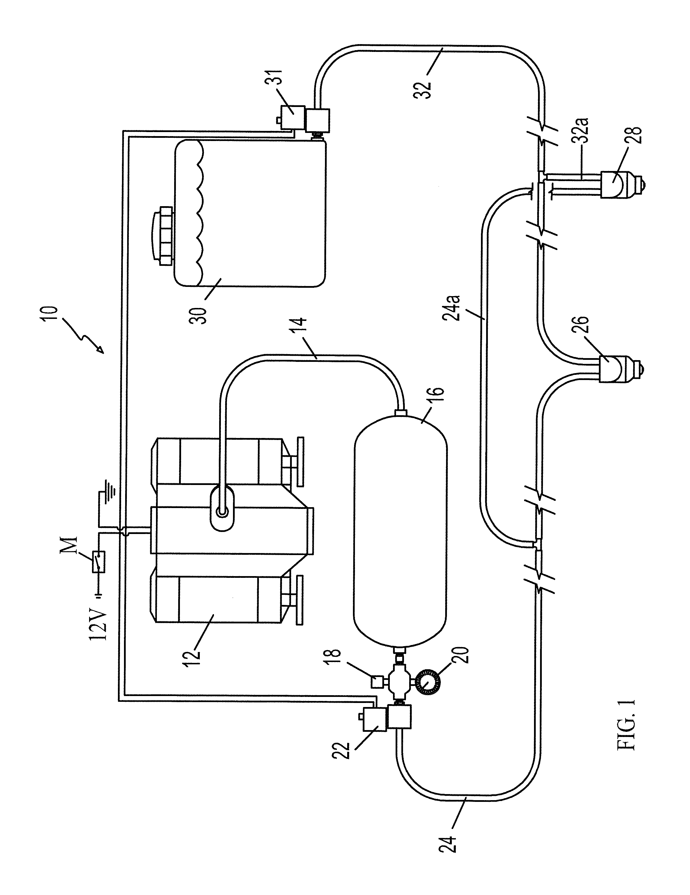 Wet dust suppression floor cleaning system