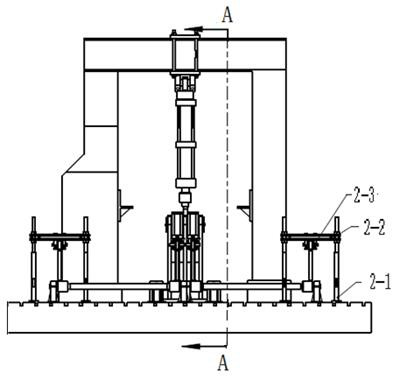 An anti-rolling torsion bar fatigue test device and method