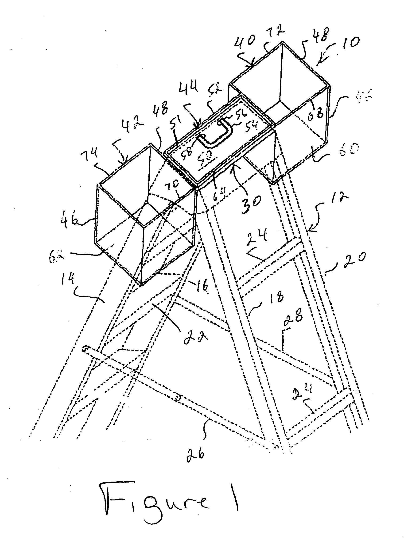 Ladder-mountable toolbox