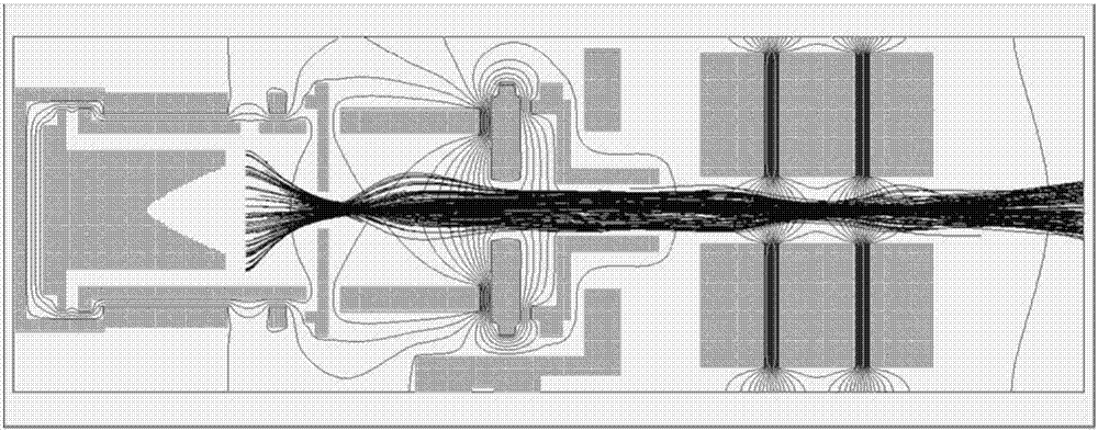 Electron bombardment source and mass spectrometer