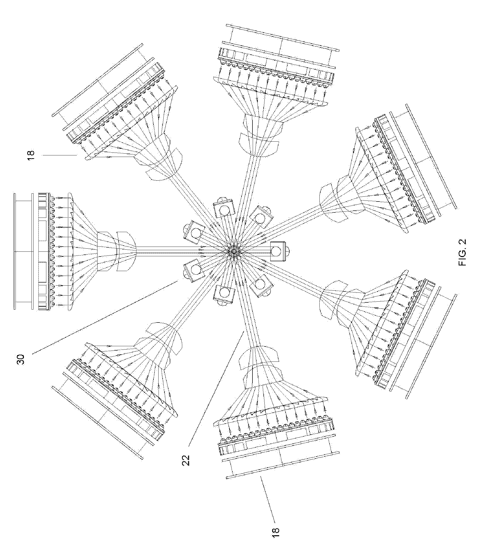 System for Representing Colors Including an Integrating Light Capsule