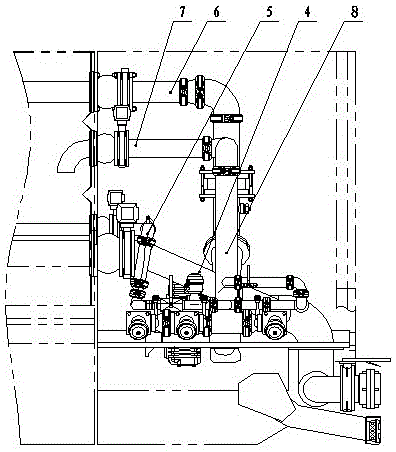 Pipeline for a fire truck