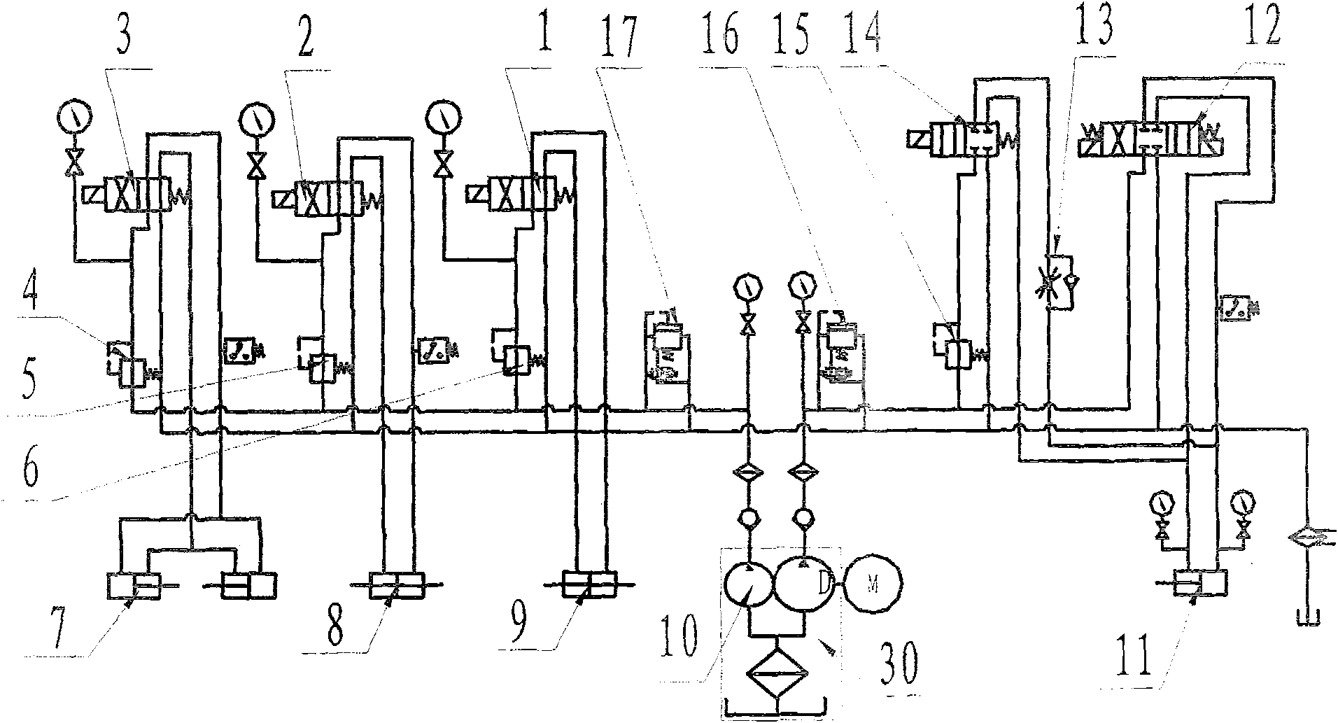 Friction welding machine constant voltage variable hydraulic control system