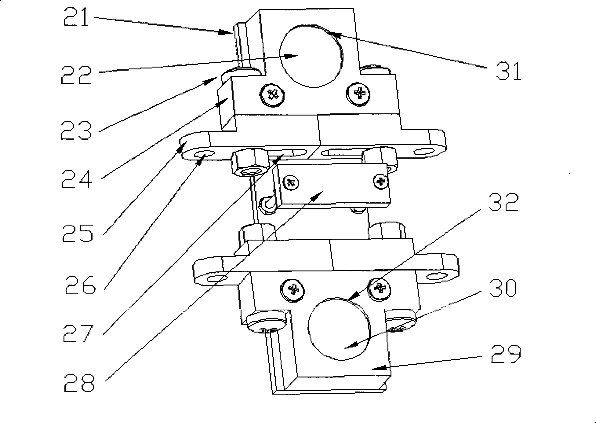 Modularization excitation detection device