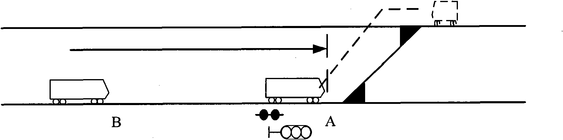 Train safe-positioning method of ground device of CBTC (Communications-Based Train Control) system