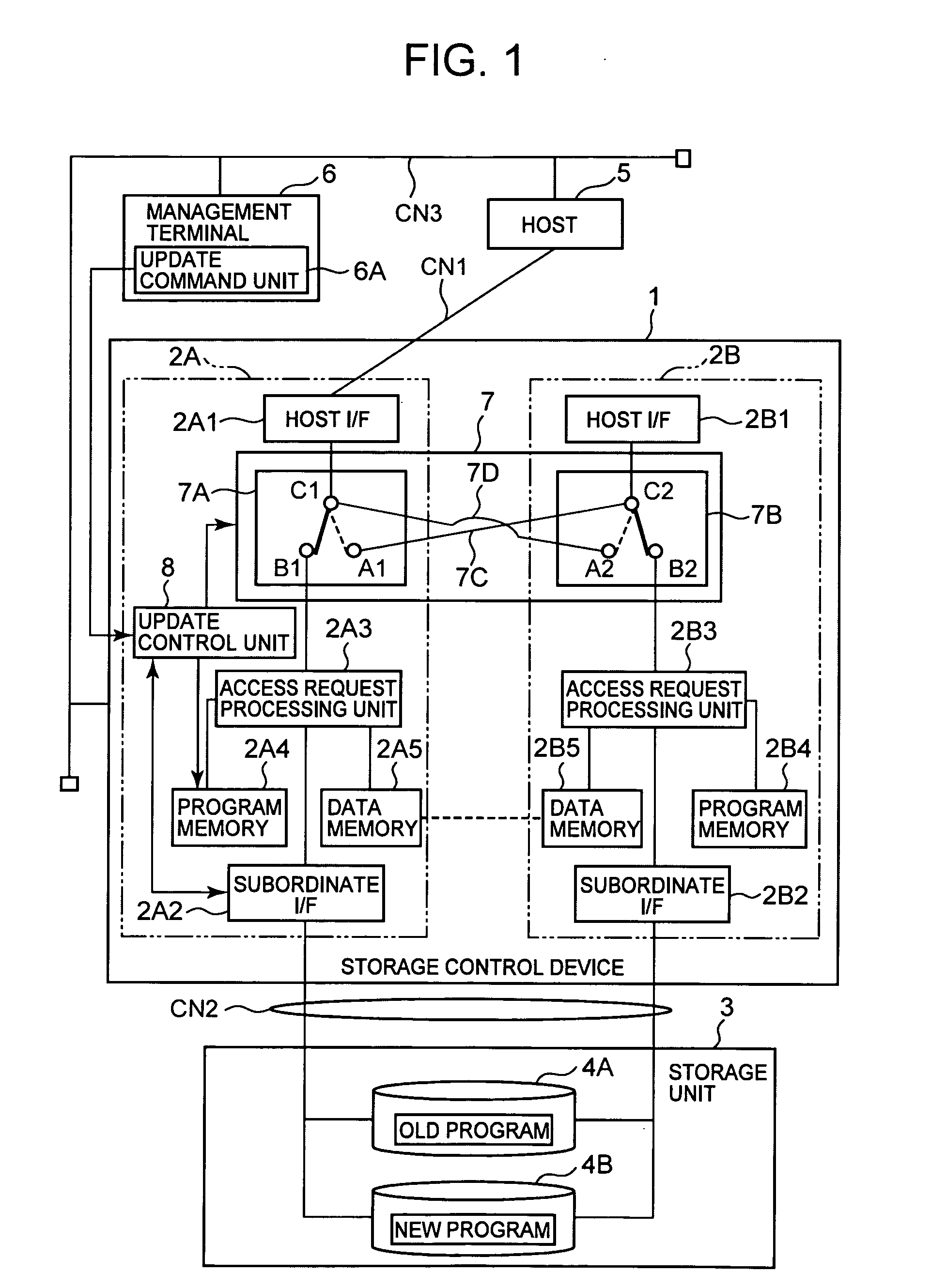 Storage control device and storage system