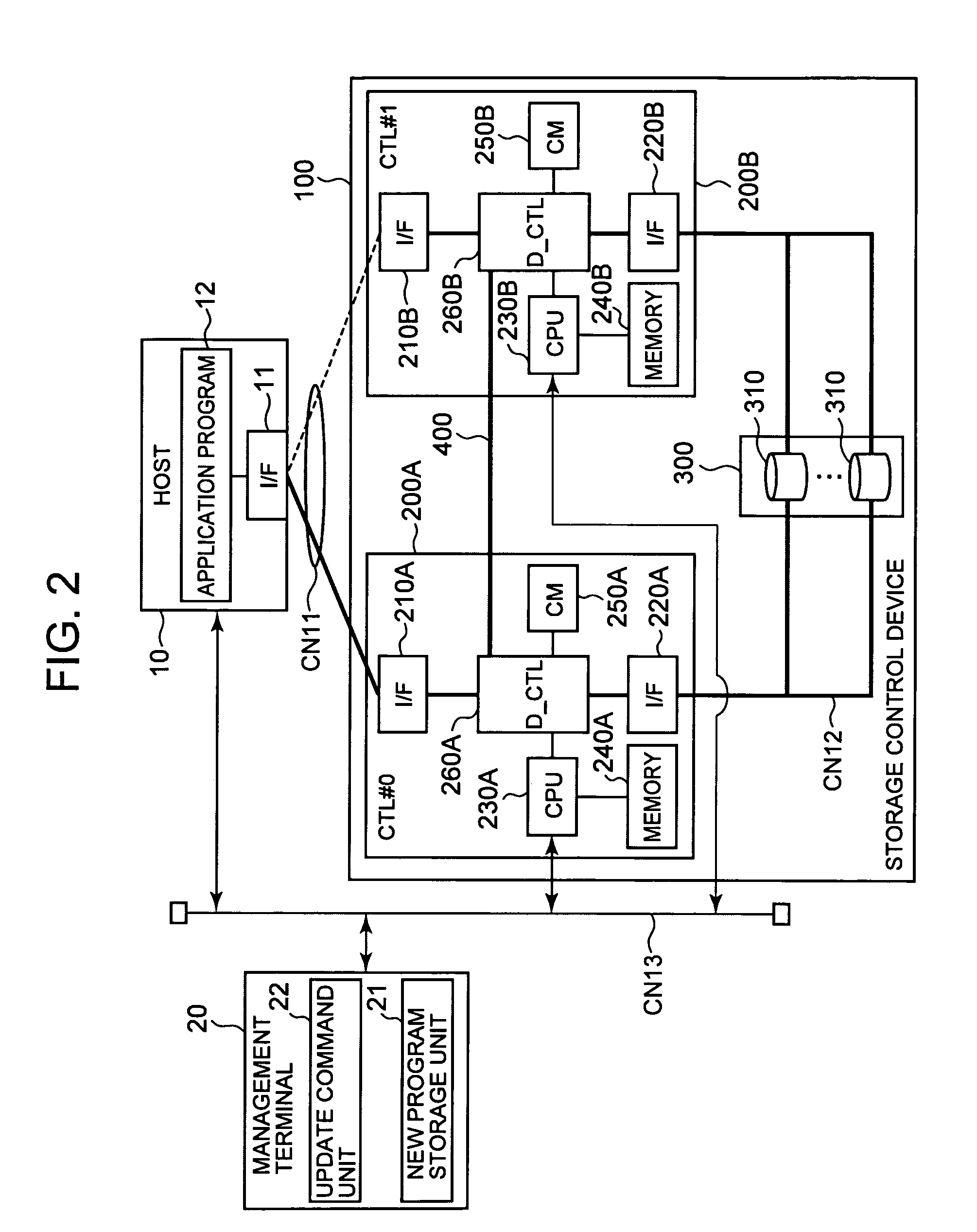 Storage control device and storage system