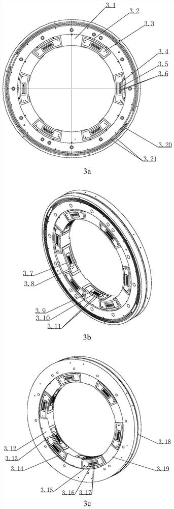 An internal feedback precision closed hydrostatic turntable