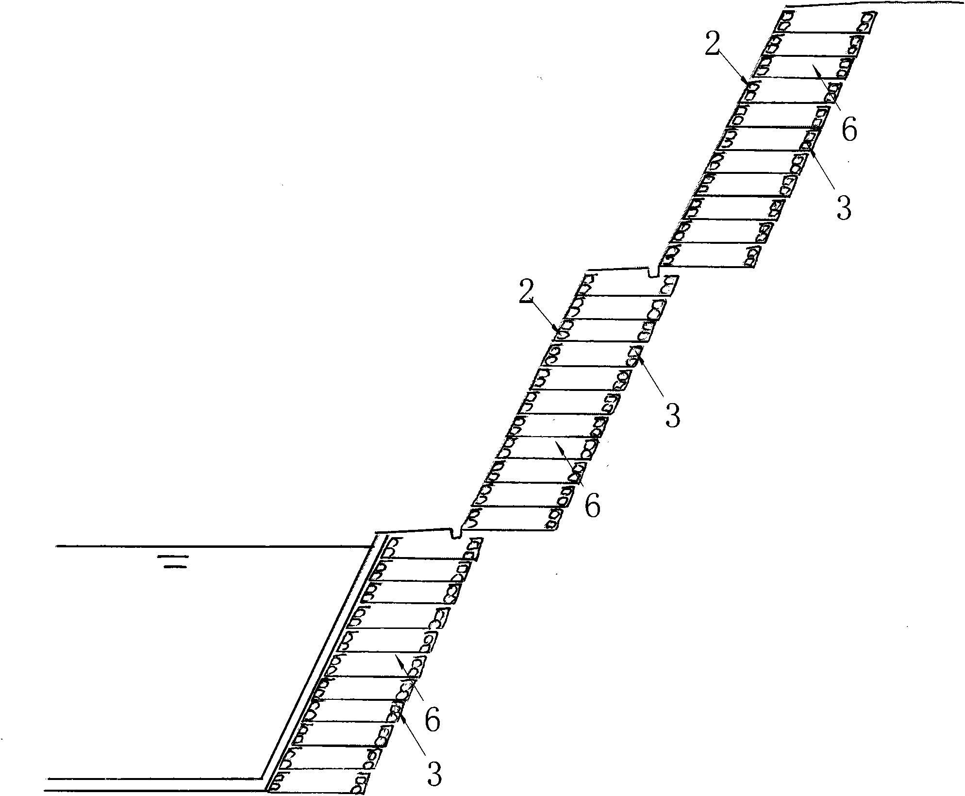 Reinforced core-enveloped structural slope protector