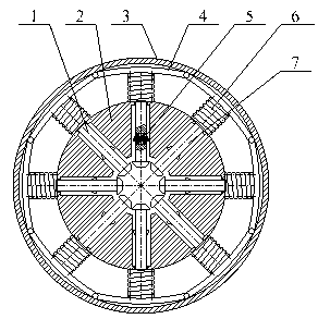 Mechanical automobile tire burst support device