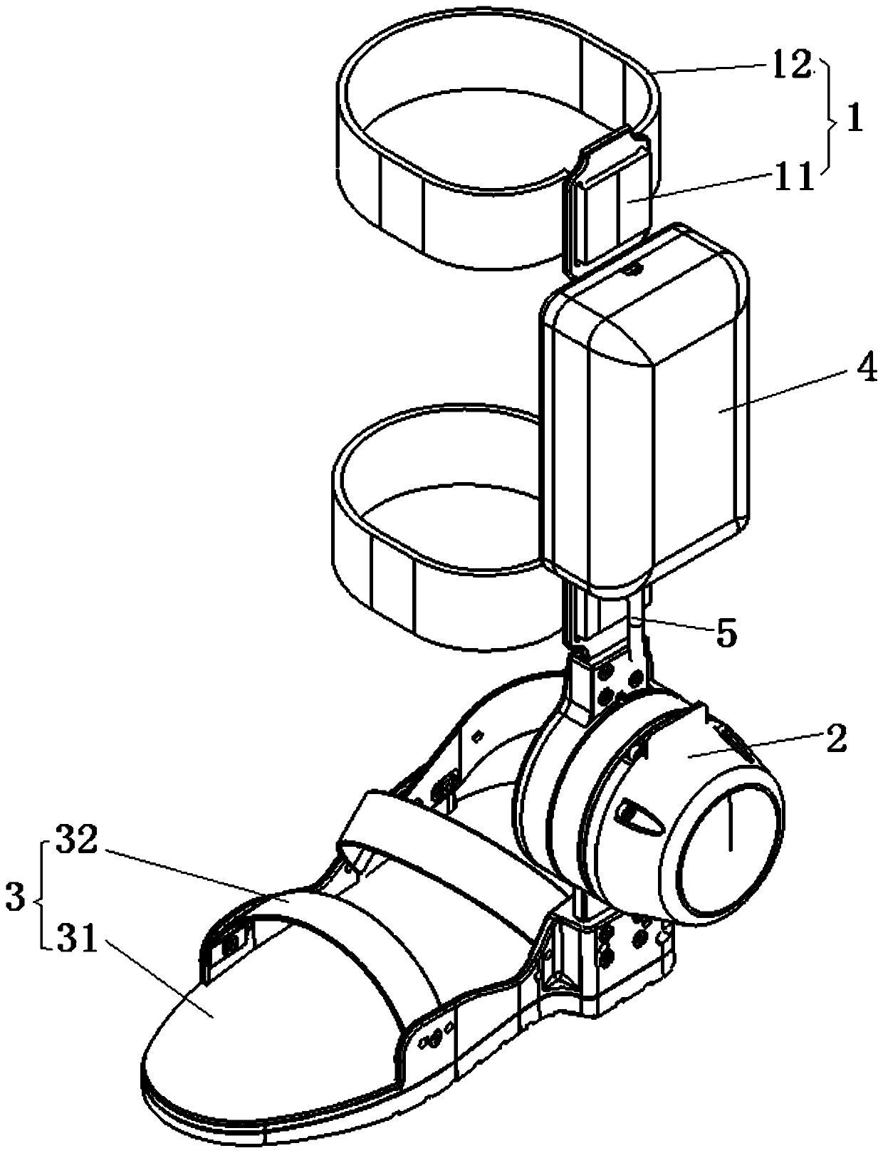 Intelligent ankle and foot correcting and training device for cerebral palsy child