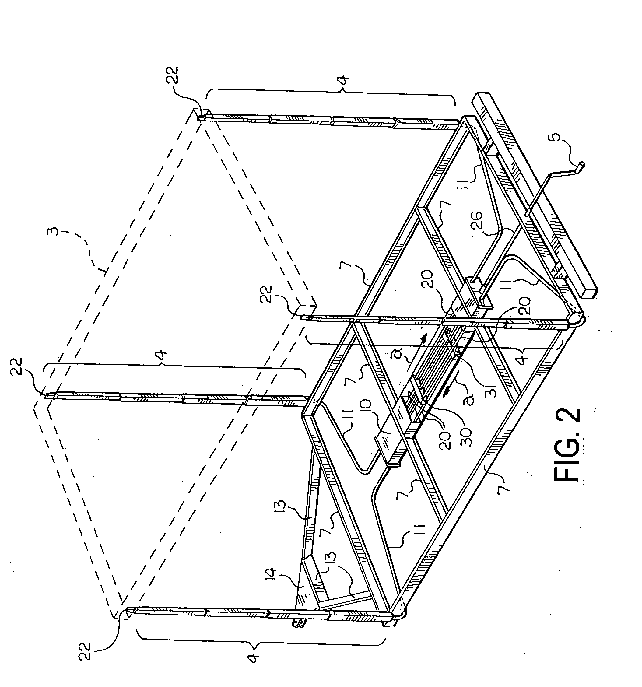 Extendable and retractable support system