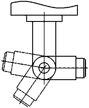 Universal angular milling head virtual axis numerical control programming method