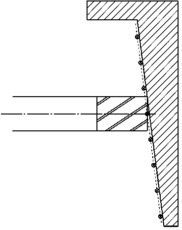 Universal angular milling head virtual axis numerical control programming method