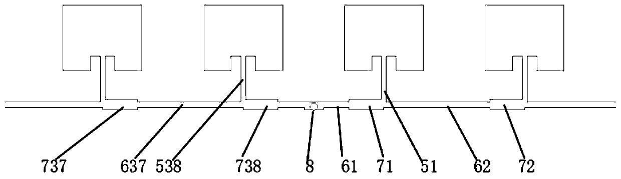 Miniaturized cylindrical conformal microstrip array antenna