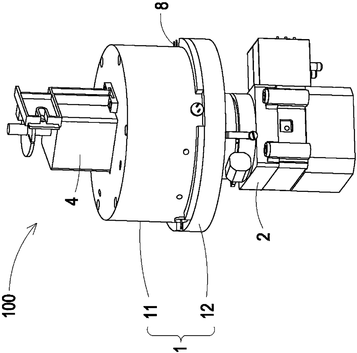 Multi-color fluorescent excitation and detection device and nucleic acid analysis apparatus employing same