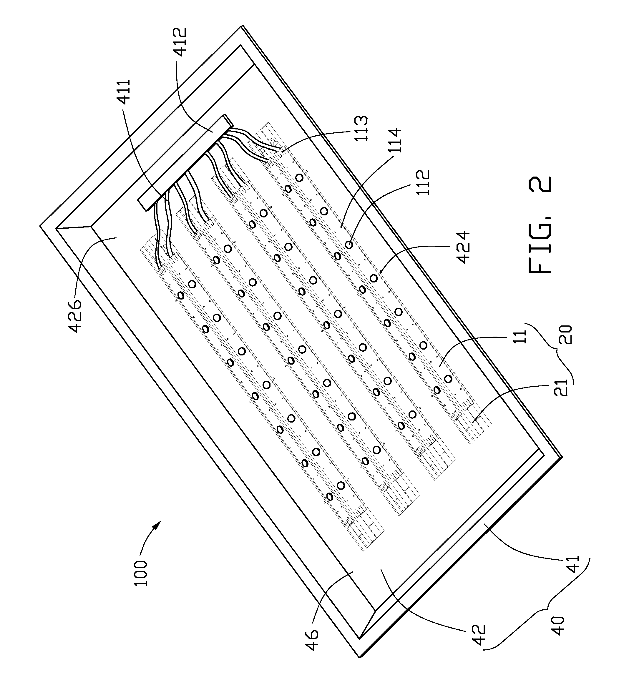 LED illumination device and light engine thereof