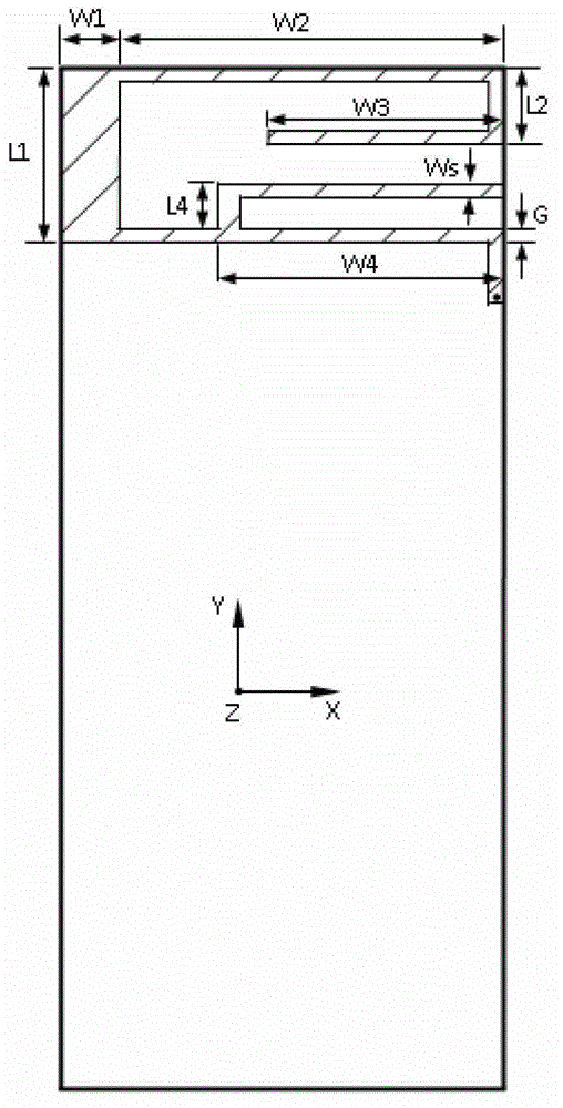 Broadside coupled feeding multi-band frequency broadband planar antenna