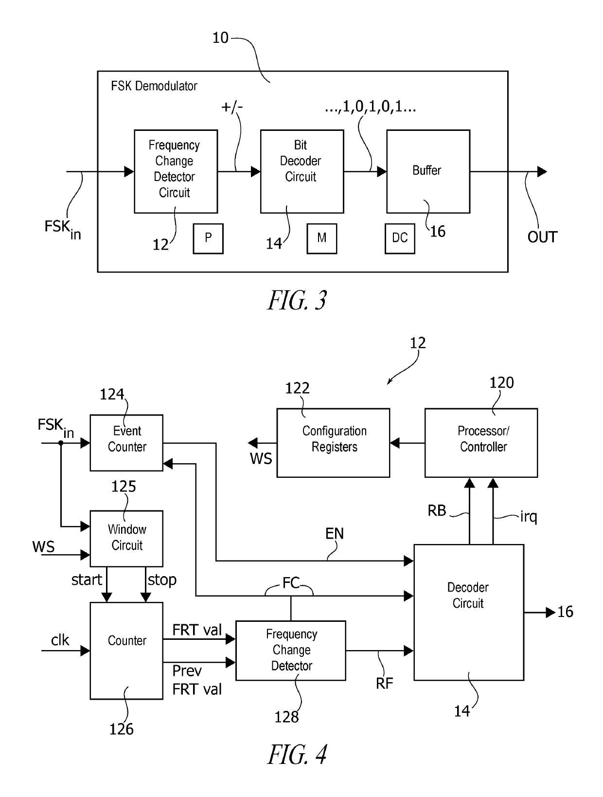 Method of detecting FSK-modulated signals, corresponding circuit, device and computer program product