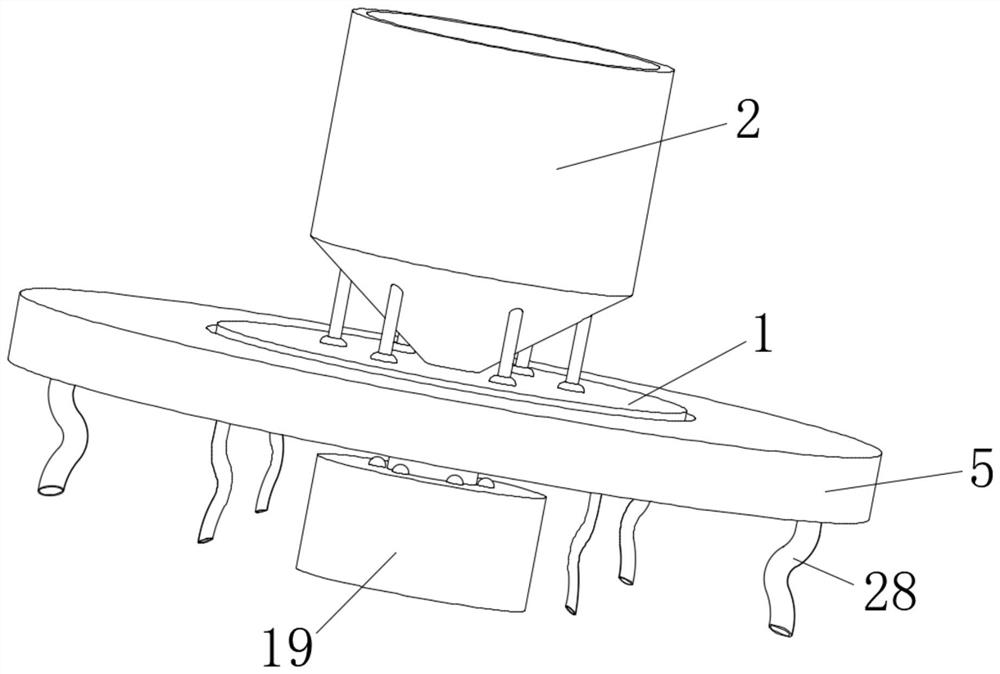 Environment-friendly chemical reaction waste liquid classification, sealing, collection and treatment device