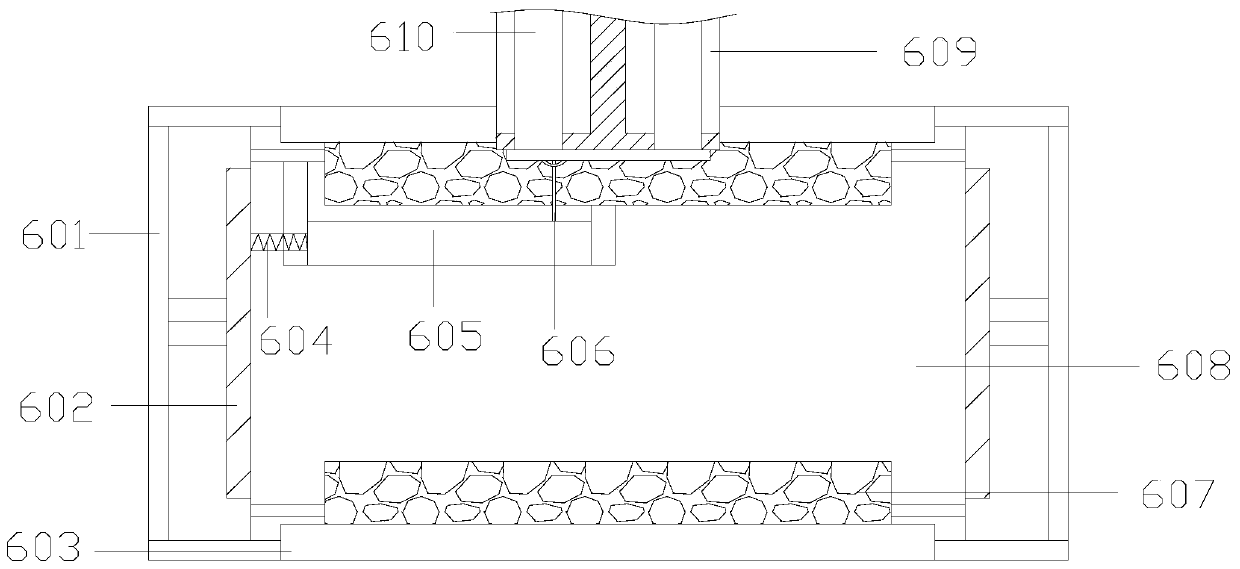 Flying dust and noise monitoring device capable of preventing termites in road construction