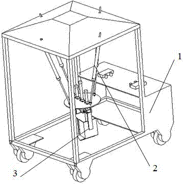 Automatic pineapple harvesting machine