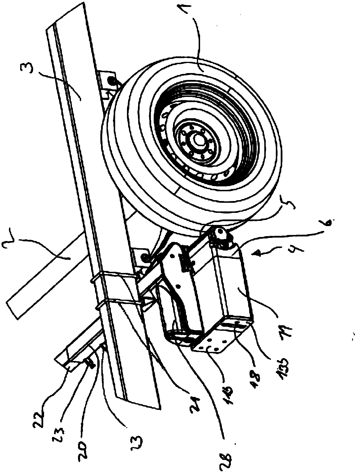 Shunting drive system and vehicle with shunting drive system