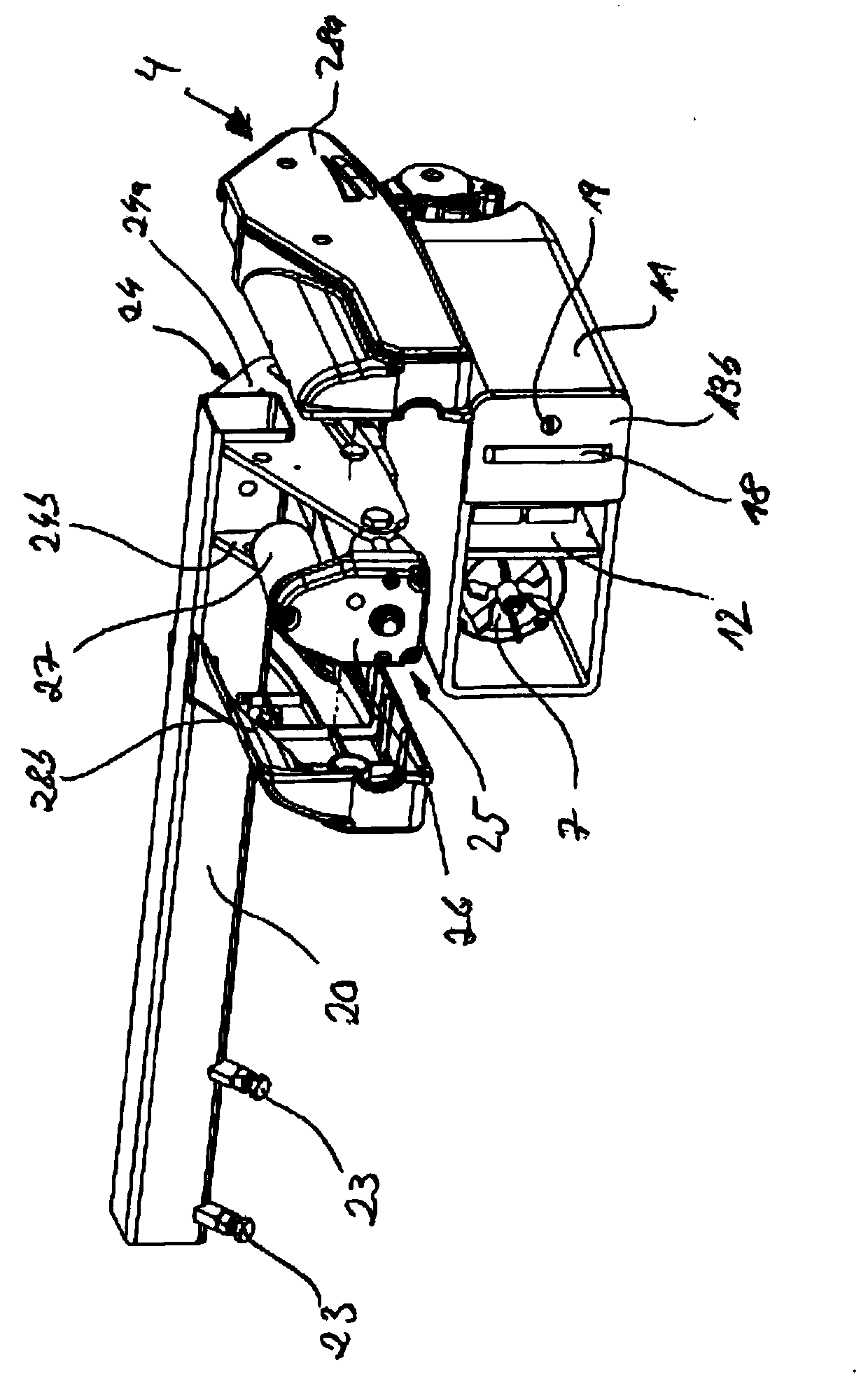 Shunting drive system and vehicle with shunting drive system