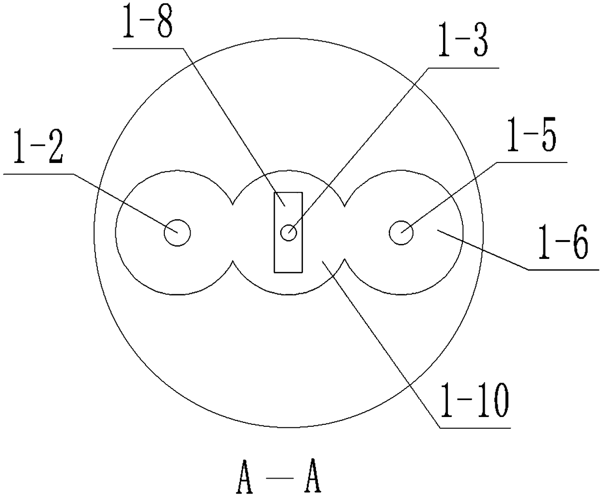 New material mixing stirring device