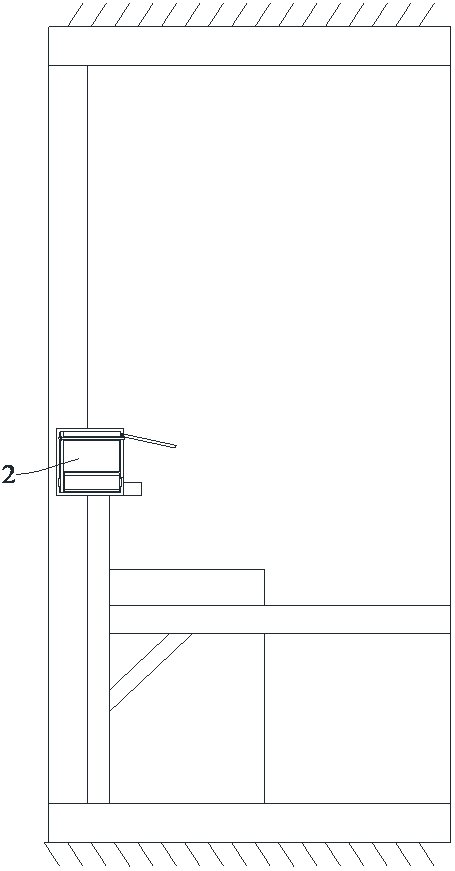 Medicine conveying mechanism for lifting ward