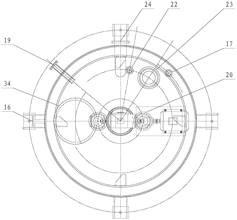 CaSO4 whisker reactor taking desulfurized gypsum as raw material