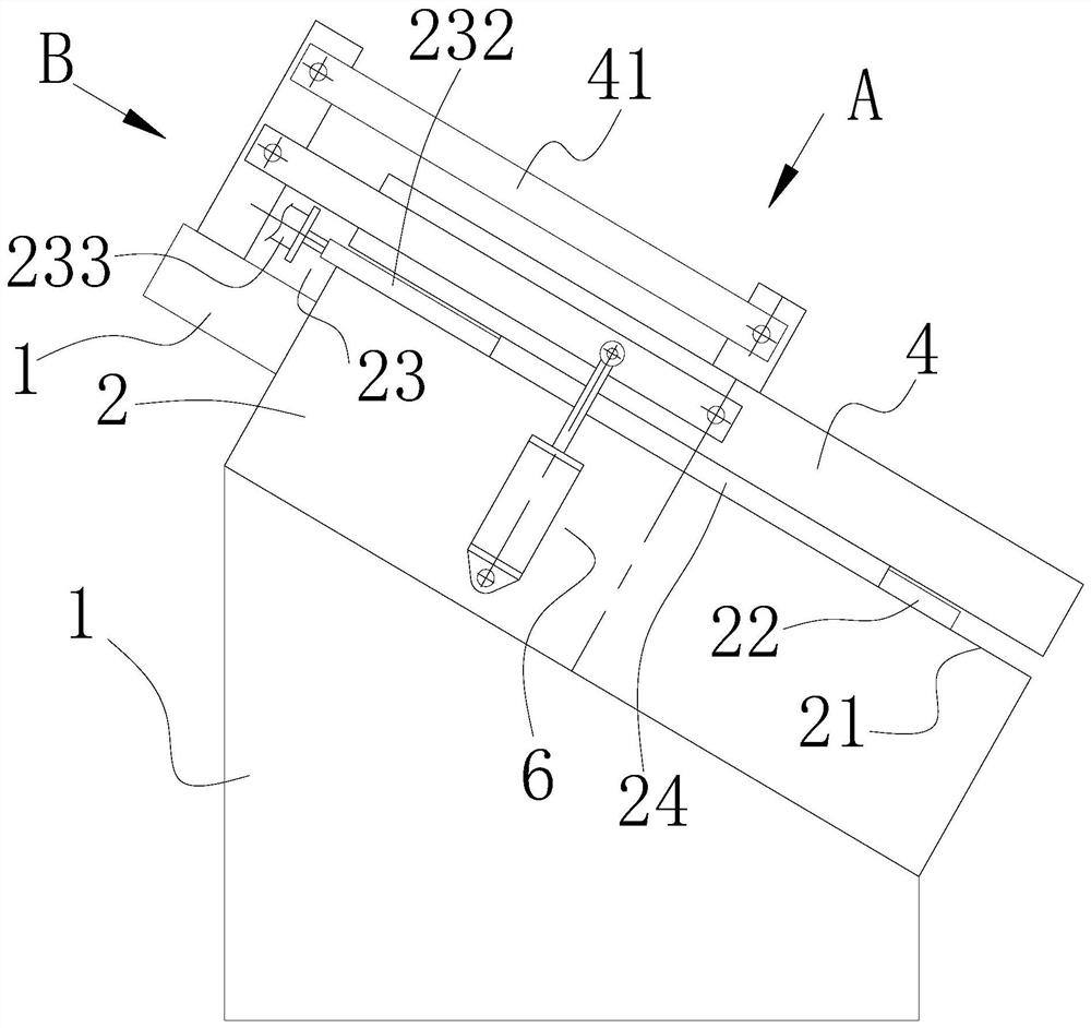 A spliced ​​wooden frame pressing drying device